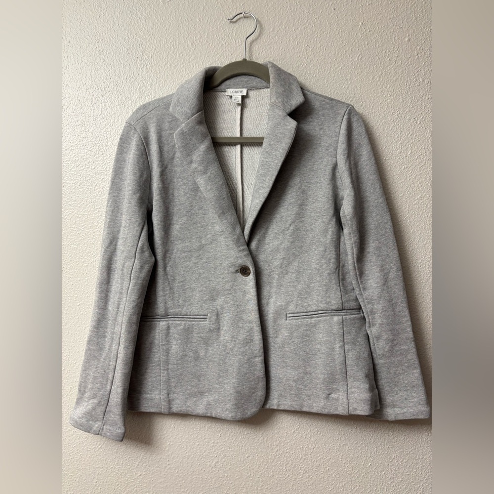 J. Crew Women's Light Gray Suit Jacket